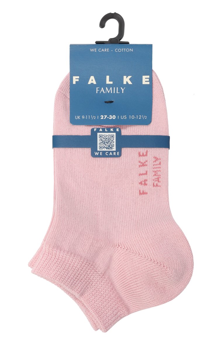 Детские хлопковые носки FALKE светло-розового цвета, арт. 12997 | Фото 1 (Нос: Не проставлено; Материал: Текстиль, Хлопок; Кросс-КТ: Носки; Автоматизация состава: Проставлено)