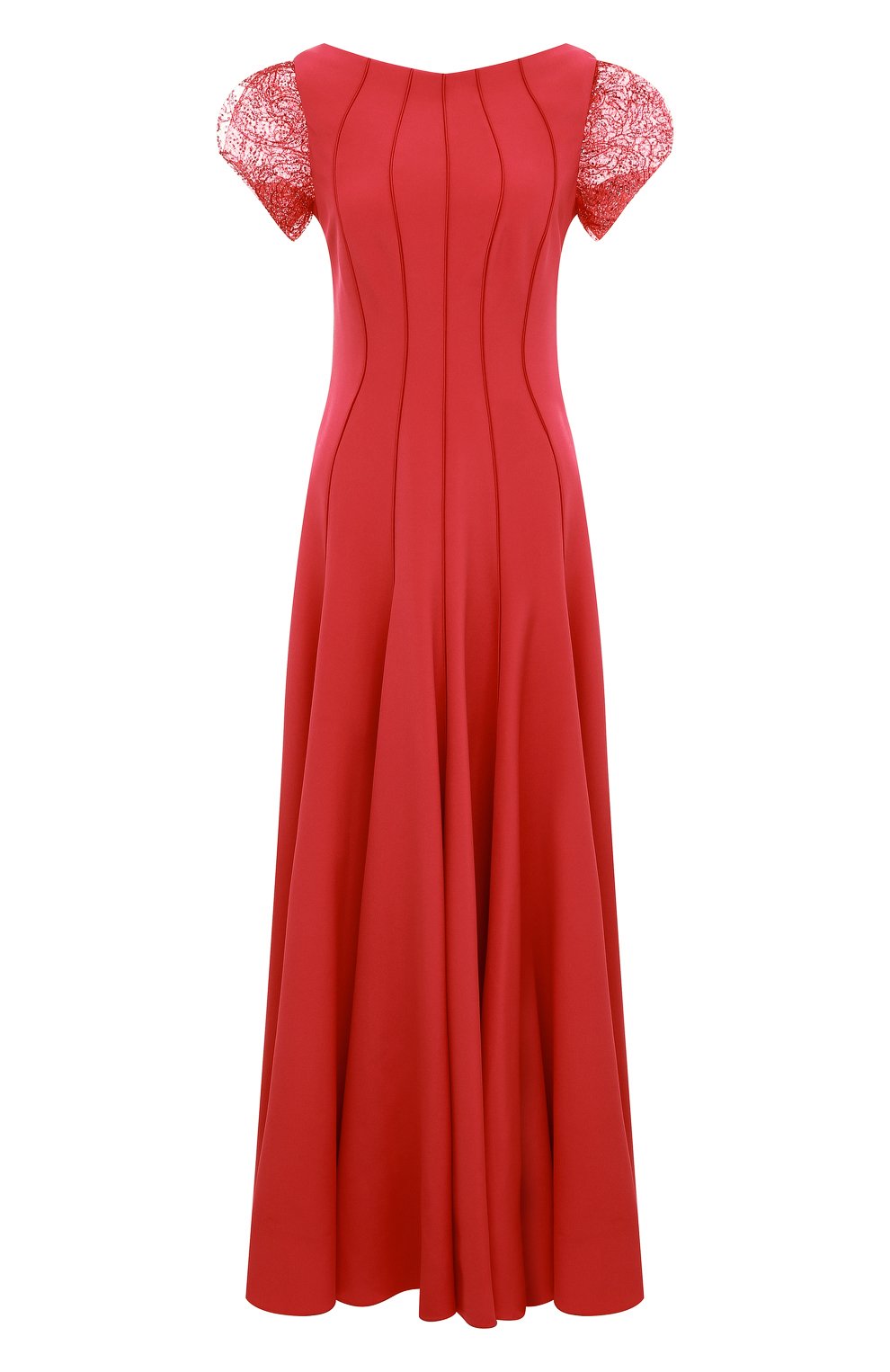 Шелковое платье GIORGIO ARMANI кораллового цвета по цене 1125000 руб., арт. 9SHVR00N/T00WJ, фото 1 Шелковое платье GIORGIO ARMANI, арт. 9SHVR00N/T00WJ, фото 1