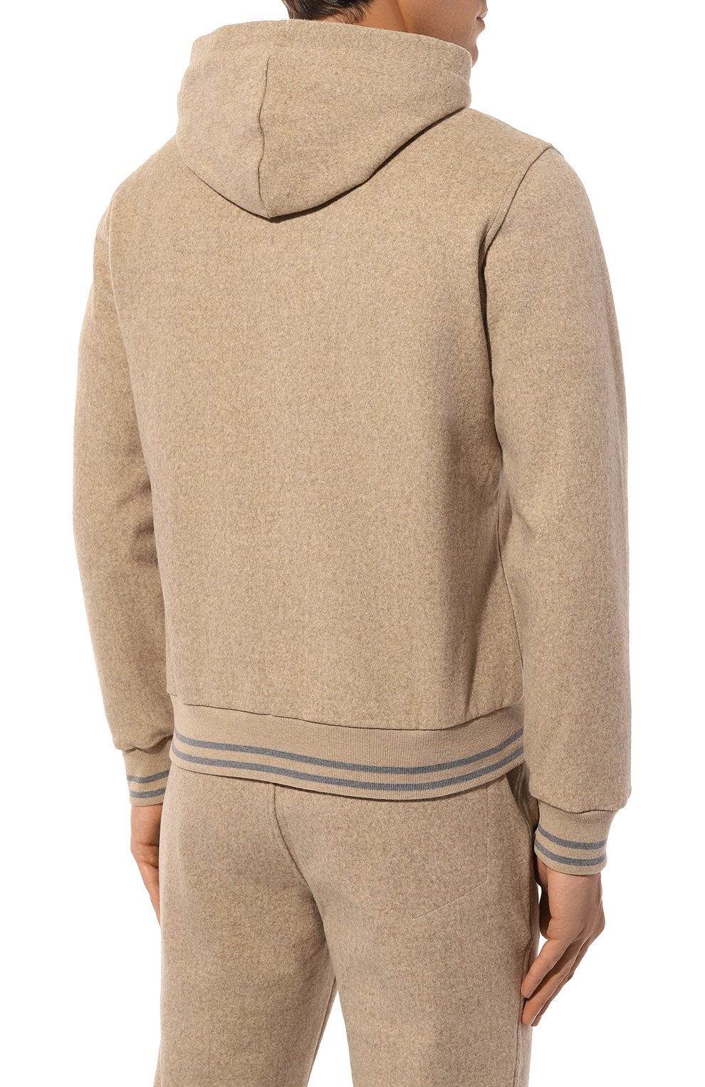 Толстовка из хлопка и шерсти CAPOBIANCO, арт. 17M409.FS00., фото 4