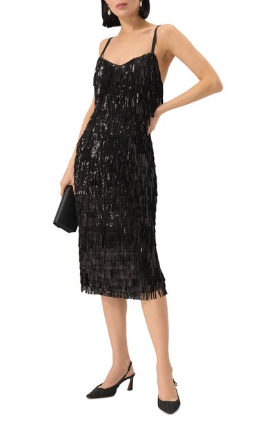 Платье с отделкой пайетками DOLCE & GABBANA, арт. F6T0KT/GDC0G, фото 2