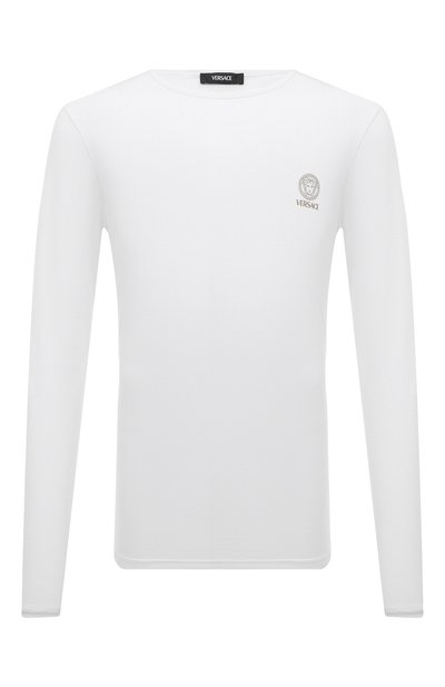 Мужская хлопковый лонгслив VERSACE, арт. AUU01007/1A10011