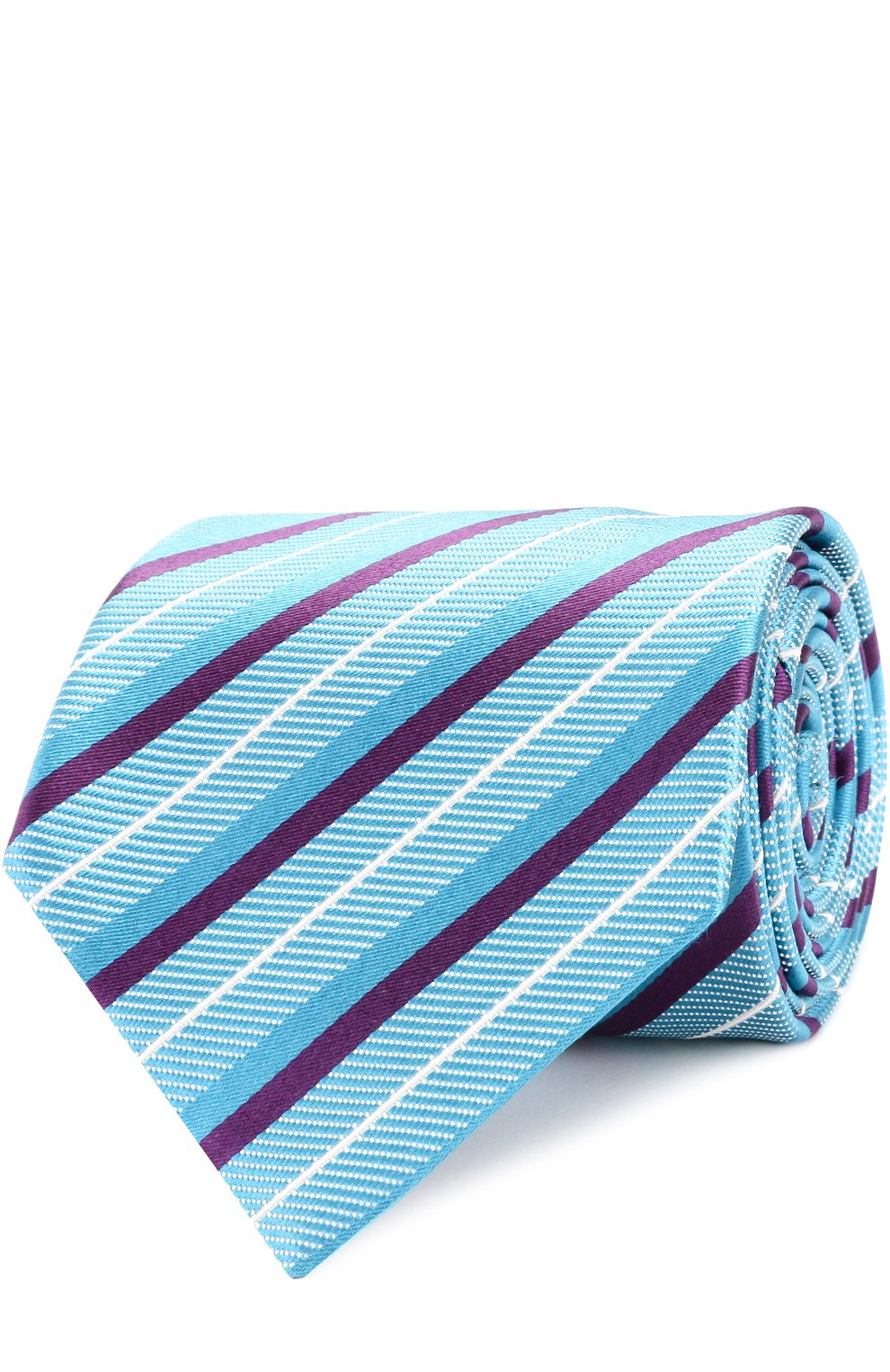 Шелковый галстук с узором ZEGNA, арт. Z9E601XW, фото 1