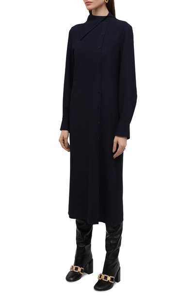 Шерстяное платье JIL SANDER, арт. JSPT503205-WT201800, фото 3