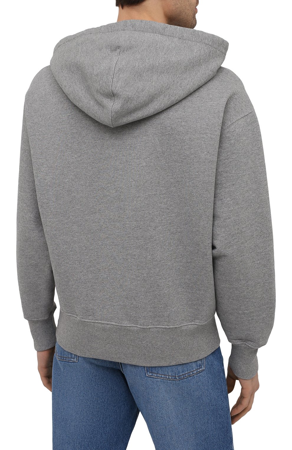 Хлопковое худи AMI, арт. E21HJ058.747, фото 4