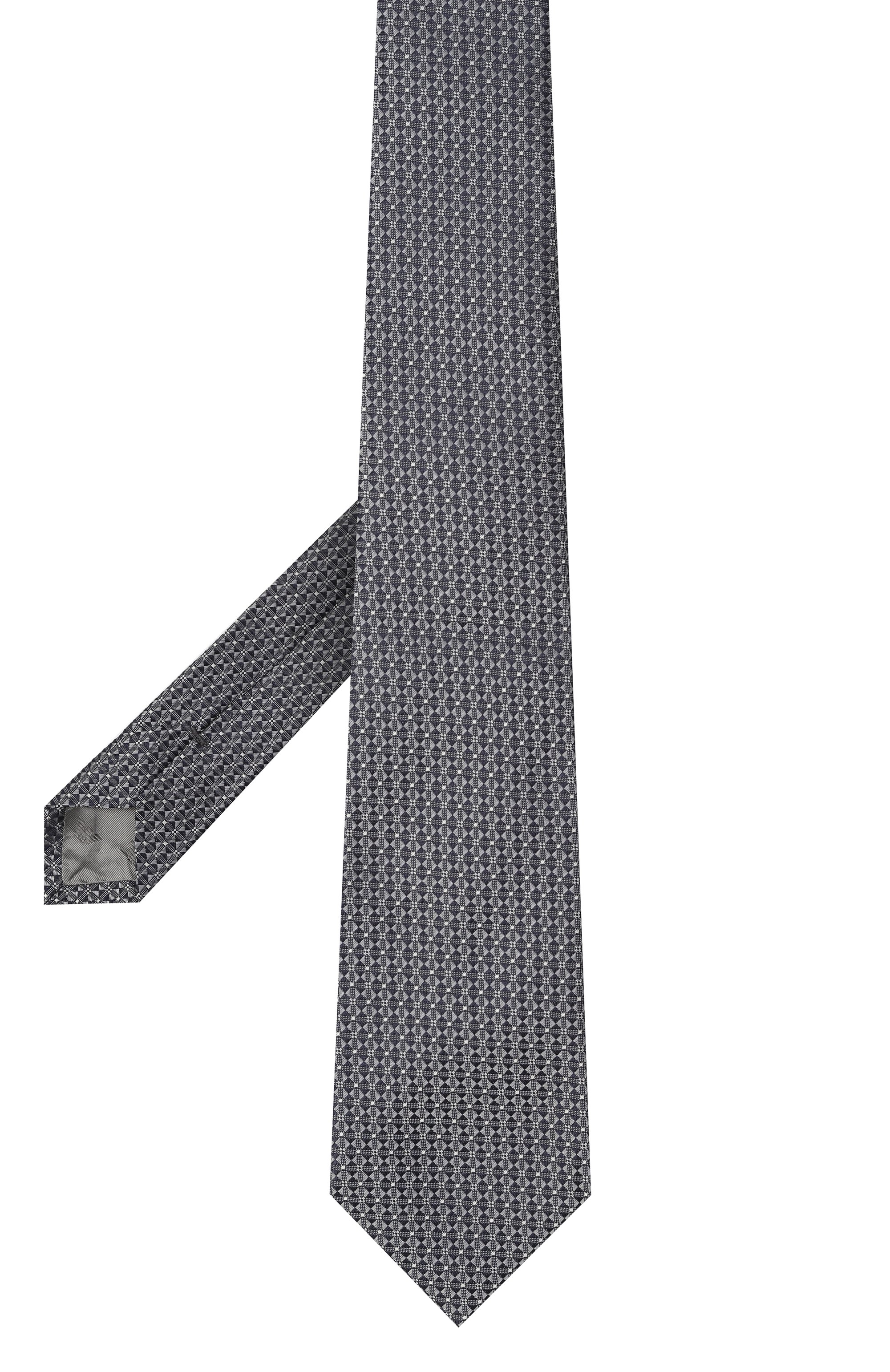 Шелковый галстук EMPORIO ARMANI темно-синего цвета по цене 15300 руб., арт. EM001346/TE13715, фото 3 Шелковый галстук EMPORIO ARMANI, арт. EM001346/TE13715, фото 3