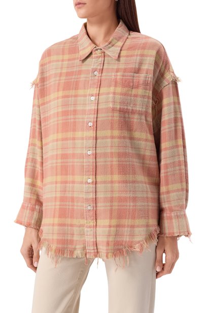 Хлопковая рубашка R13, арт. R13WR075-R549B/W, фото 3