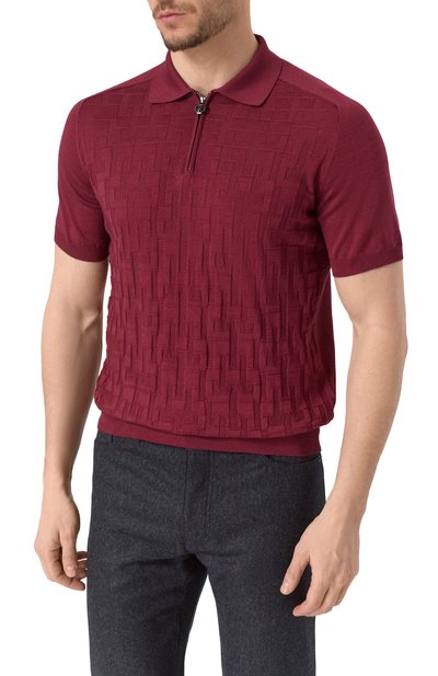 Поло из шелка и хлопка STEFANO RICCI, арт. K818098P31/F25279, фото 3