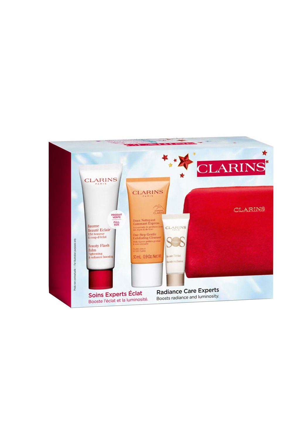 Набор в косметичке radiance care experts (50+30+10ml) CLARINS, арт. 80112633, фото 4