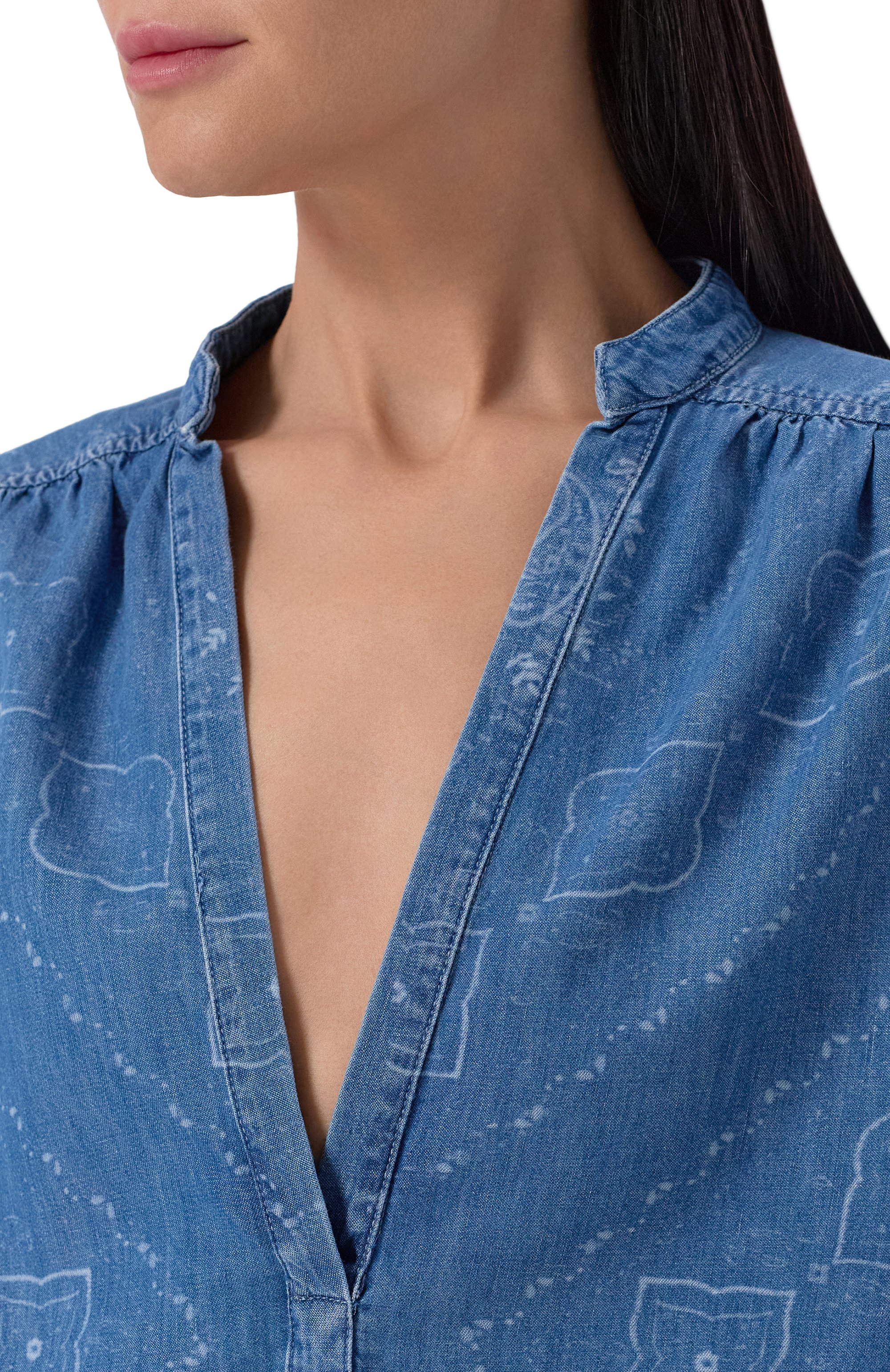 Джинсовая блузка PINKO, арт. 104975/A2I8, фото 5