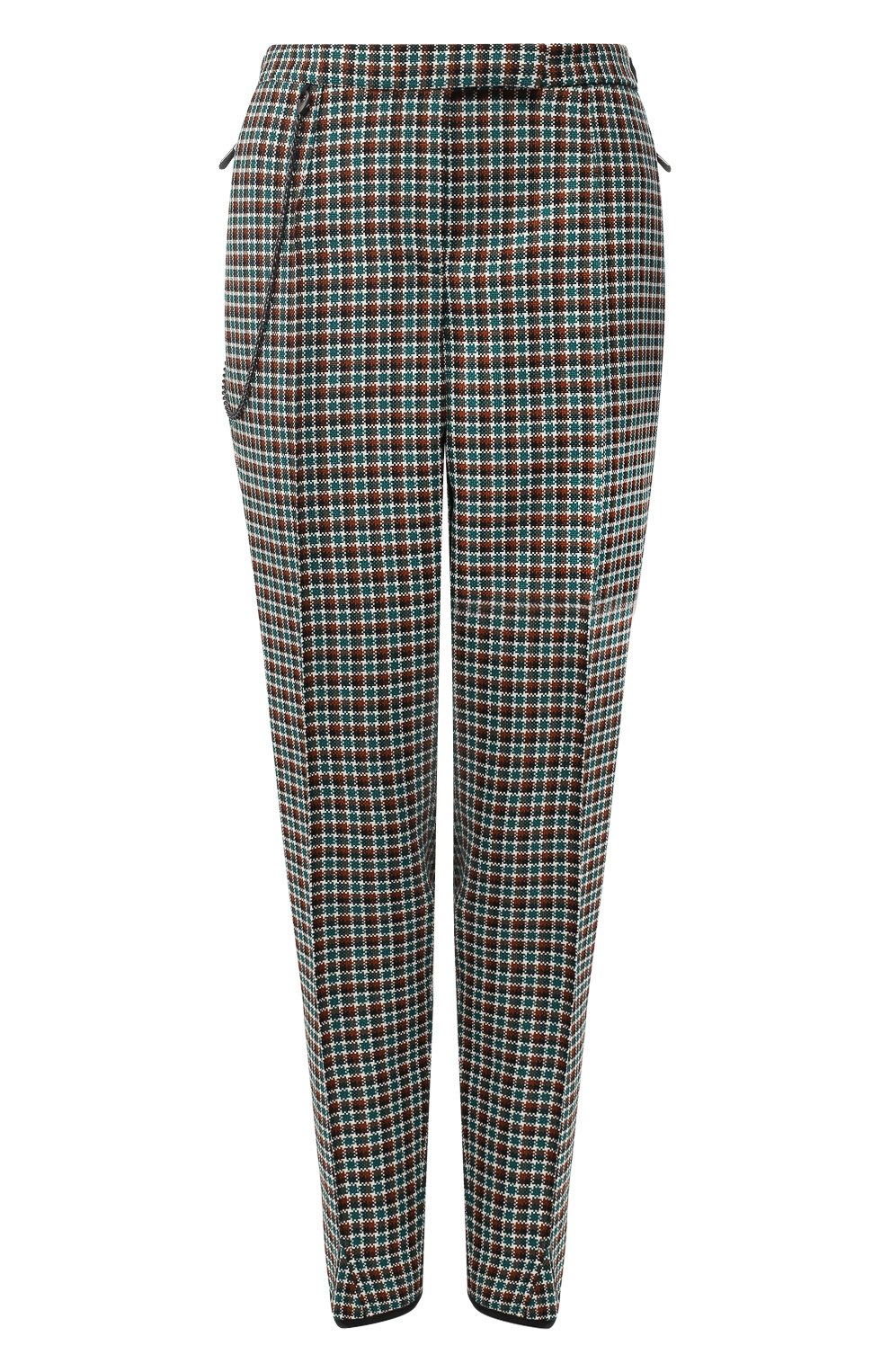 Шерстяные брюки с контрастной отделкой BOTTEGA VENETA, арт. 524281/VERY0, фото 1