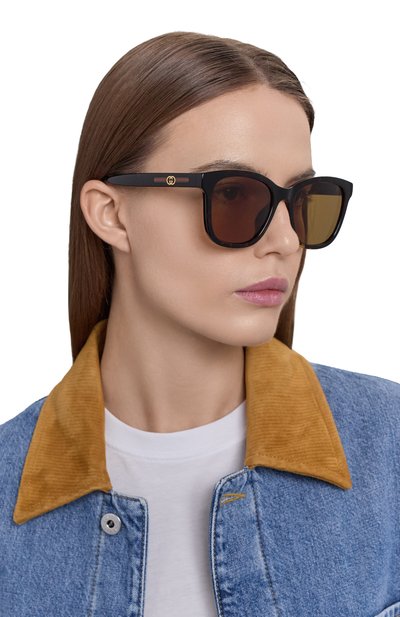 Солнцезащитные очки GUCCI коричневого цвета по цене 26800 руб., арт. GG1984SK 003, фото 2 Солнцезащитные очки GUCCI, арт. GG1984SK 003, фото 2