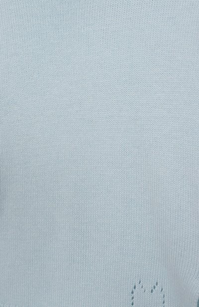 Свитер MONNALISA голубого цвета по цене 18500 руб., арт. 17F601, фото 3 Свитер MONNALISA, арт. 17F601, фото 3