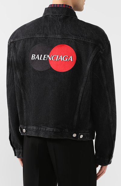 Джинсовая куртка BALENCIAGA, арт. 620730/TBP47, фото 4