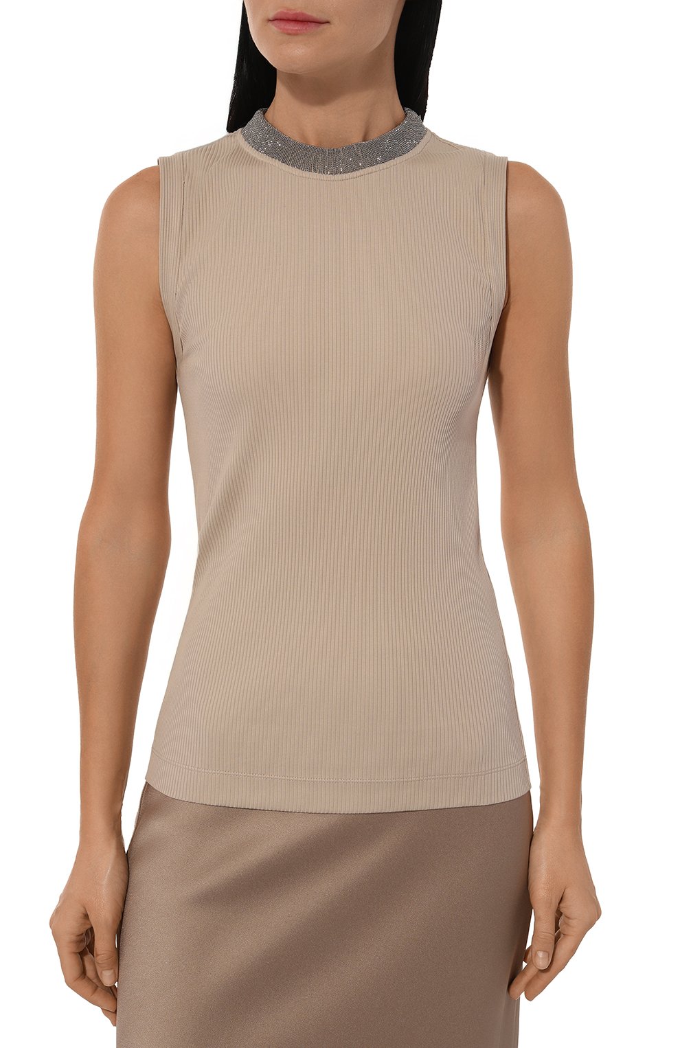 Хлопковый топ BRUNELLO CUCINELLI, арт. MP902HR330, фото 3