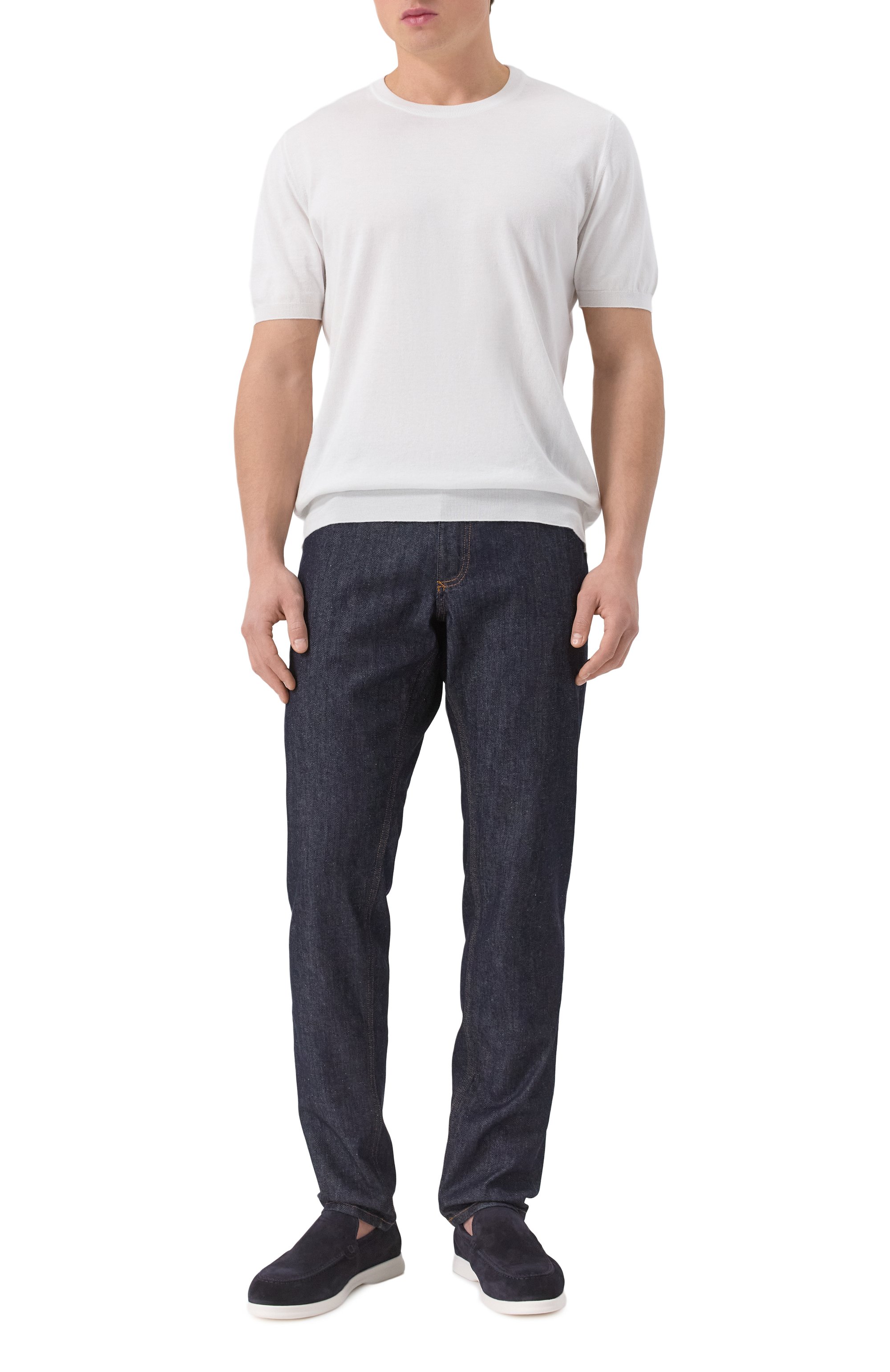 Хлопковый джемпер KITON, арт. UMKXX3740C, фото 2