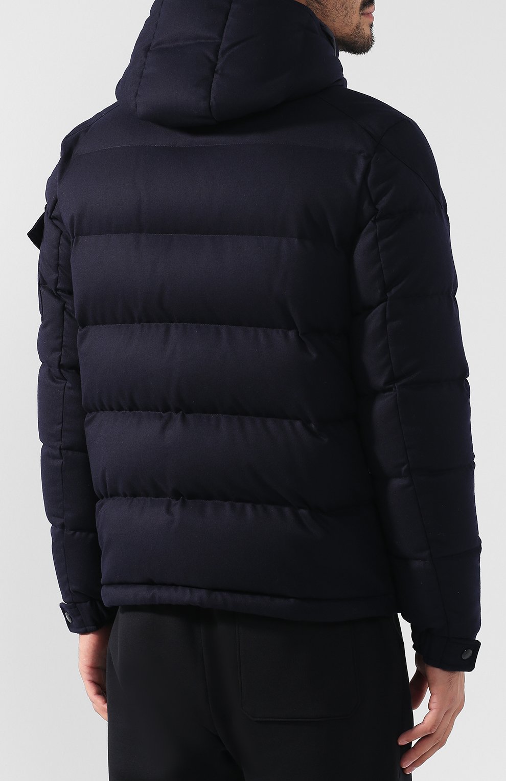 Пуховик mongenevre на молнии с капюшоном MONCLER темно-синего цвета по цене 139000 руб., арт. D2-091-40338-05-54272, фото 4 Пуховик mongenevre на молнии с капюшоном MONCLER, арт. D2-091-40338-05-54272, фото 4