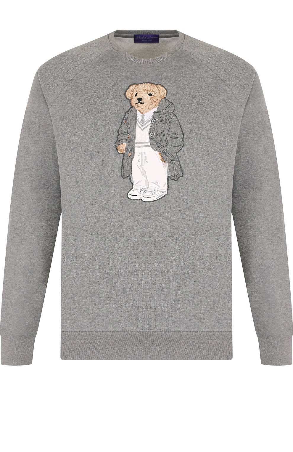 Хлопковый свитшот с аппликацией RALPH LAUREN, арт. 790706314, фото 1