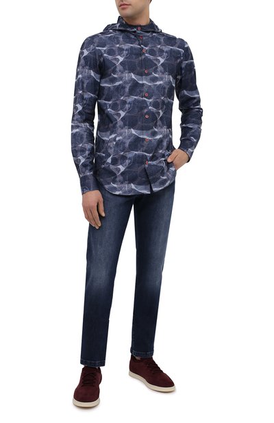 Хлопковая рубашка KITON, арт. UMCMARH0748301, фото 2