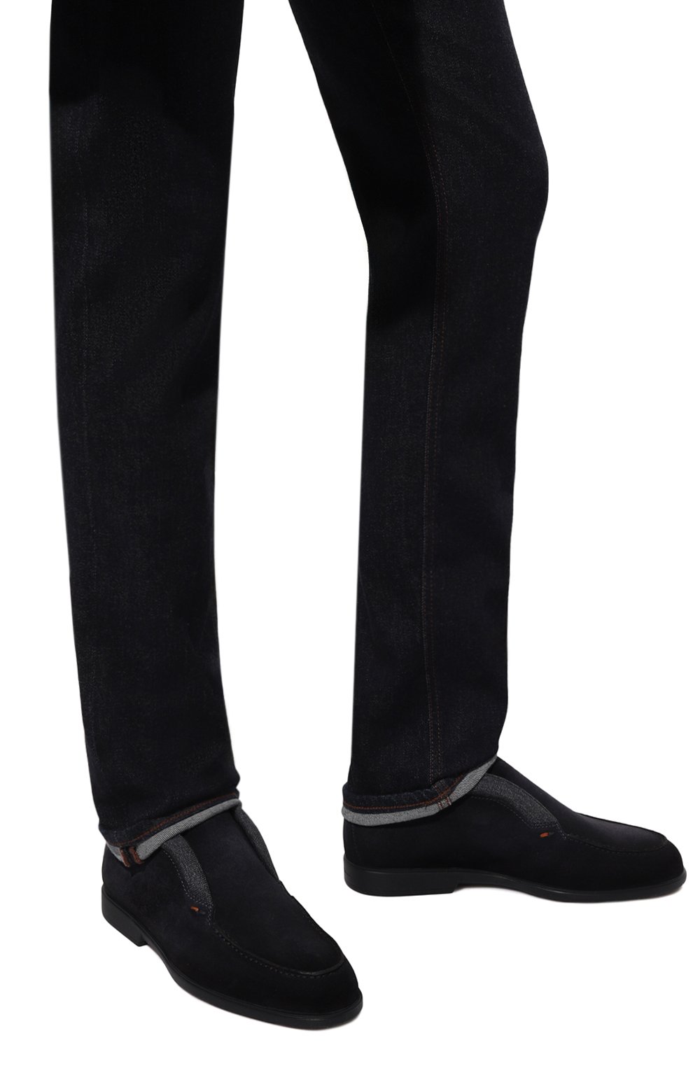 Замшевые ботинки malibu SANTONI, арт. MGAG1897400TGGEX, фото 3