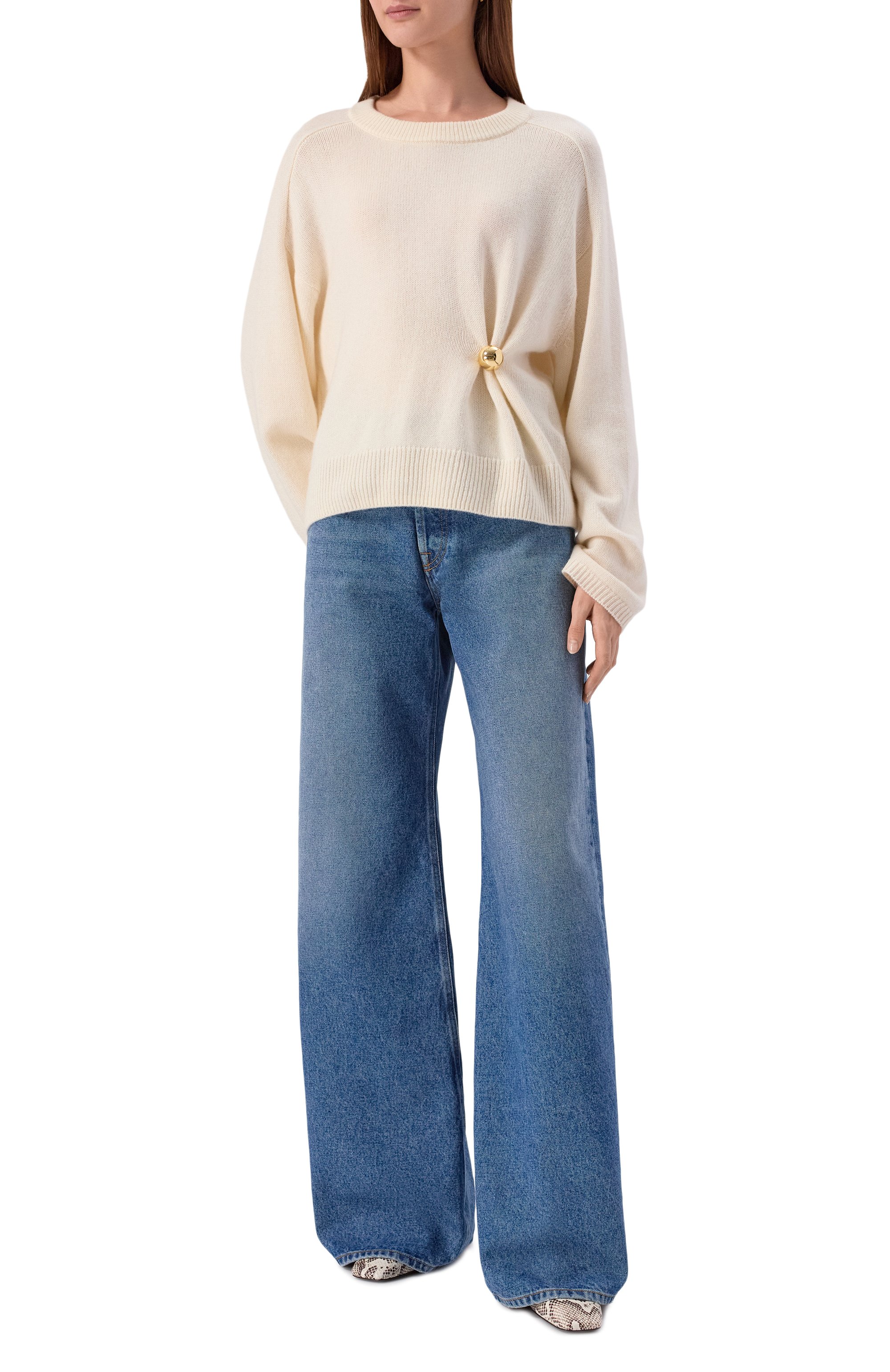 Кашемировый свитер LOULOU DE SAISON, арт. BILL, фото 2