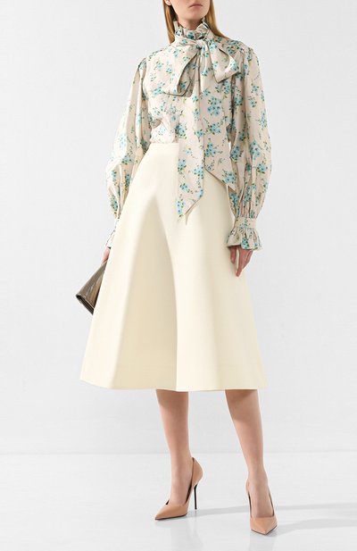 Шерстяная юбка MARC JACOBS RUNWAY белого цвета по цене 119000 руб., арт. W2190244, фото 2 Шерстяная юбка MARC JACOBS RUNWAY, арт. W2190244, фото 2