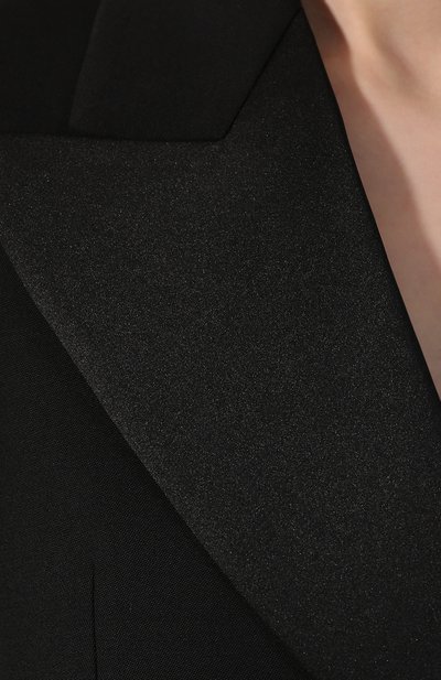 Шерстяной жакет SAINT LAURENT черного цвета по цене 331500 руб., арт. 618771/Y512W, фото 5 Шерстяной жакет SAINT LAURENT, арт. 618771/Y512W, фото 5