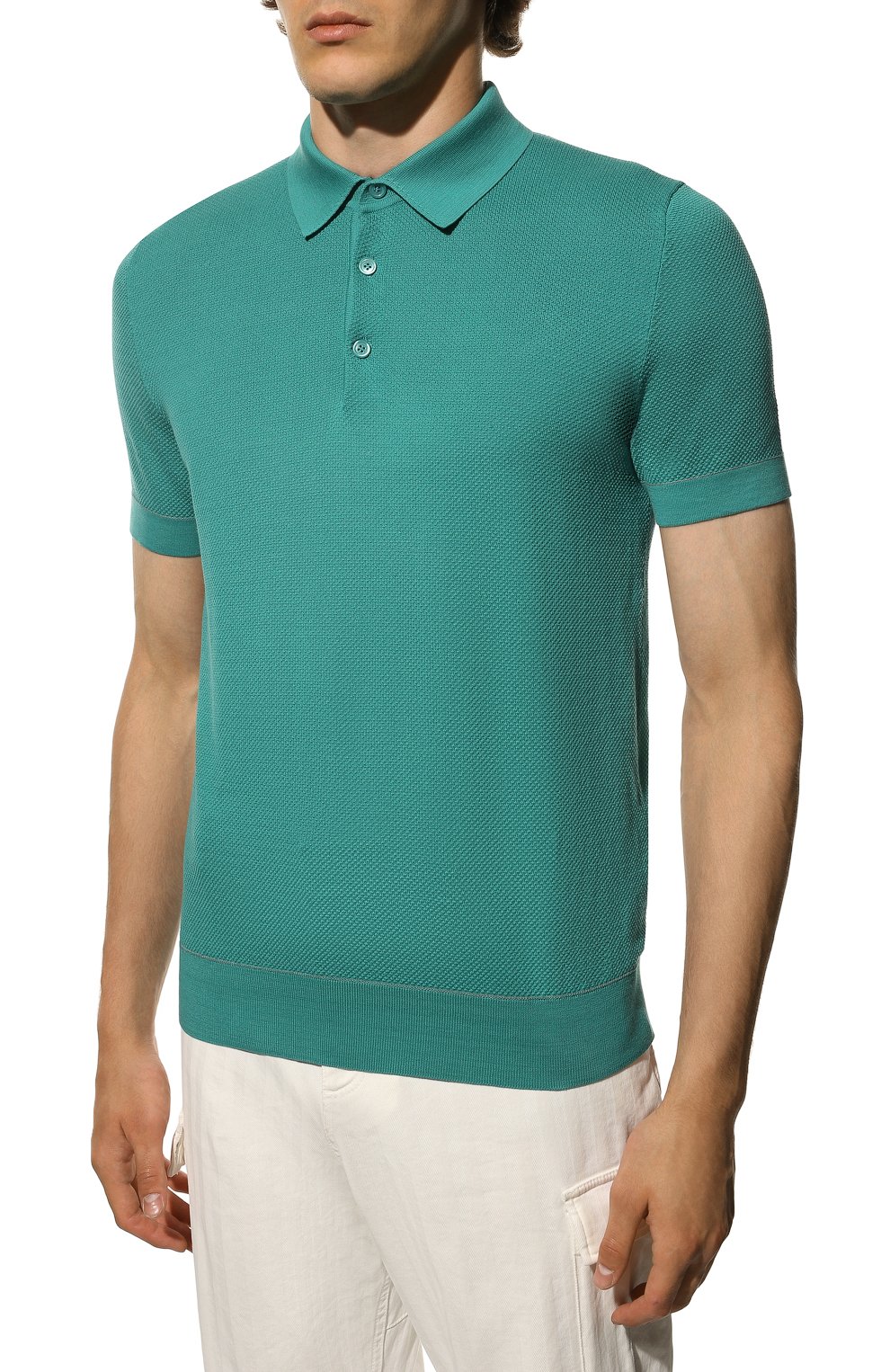 Хлопковое поло BRIONI, арт. UMR200/P0K15, фото 3