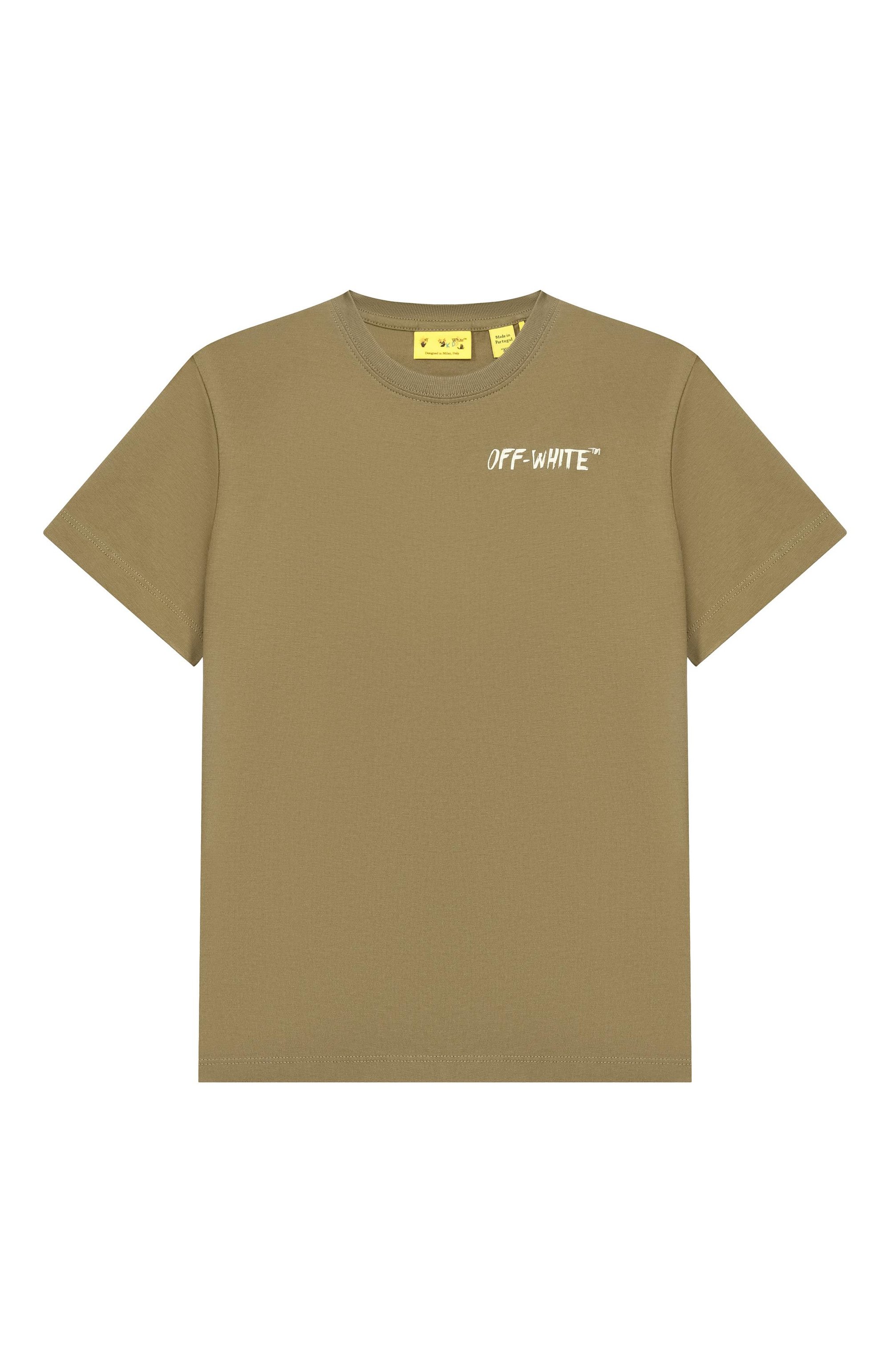 Хлопковая футболка OFF-WHITE, арт. 0BAA002S26JER005, фото 1