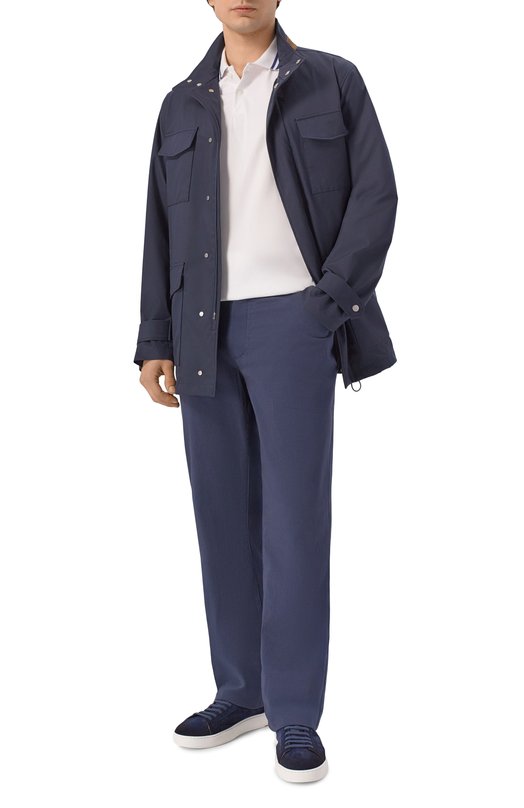 Хлопковые брюки MVST M26.CSM.T401/TFANT Синий  M26.CSM.T401/TFANT Фото 2