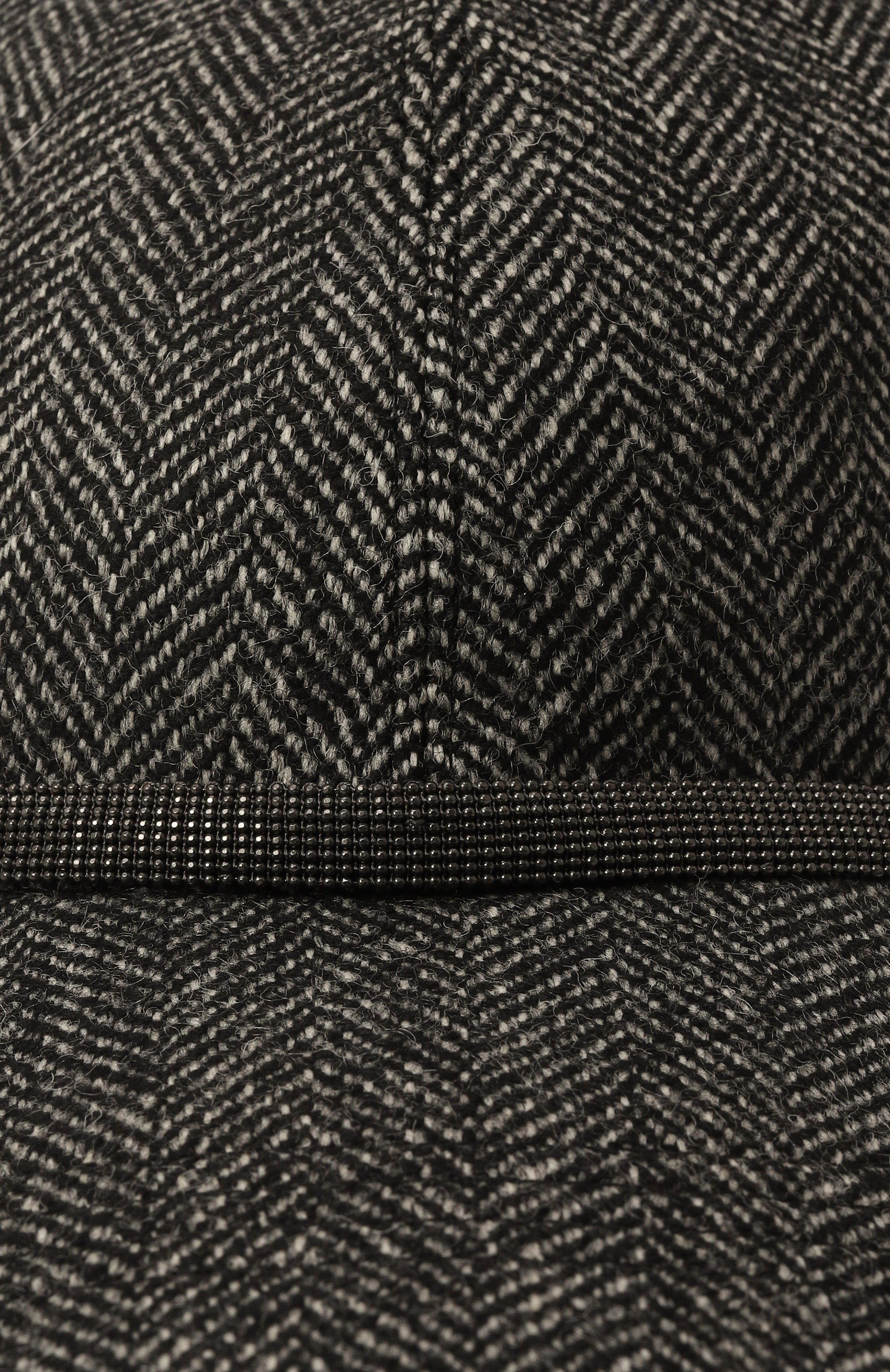 Шерстяная бейсболка BRUNELLO CUCINELLI, арт. MCAP90050, фото 4