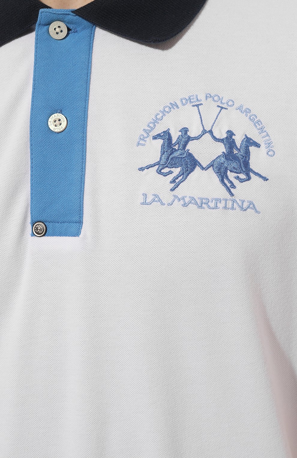 Хлопковое поло LA MARTINA, арт. VMP005/PK001, фото 5