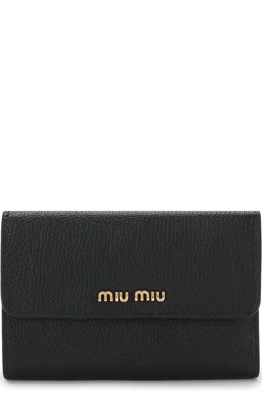 Кожаный кошелек с клапаном MIU MIU, арт. 5ML014-2BJI-F0LJ4, фото 1