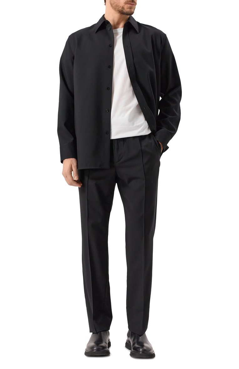 Шерстяные брюки VALENTINO, арт. 5V3RB52225S, фото 2