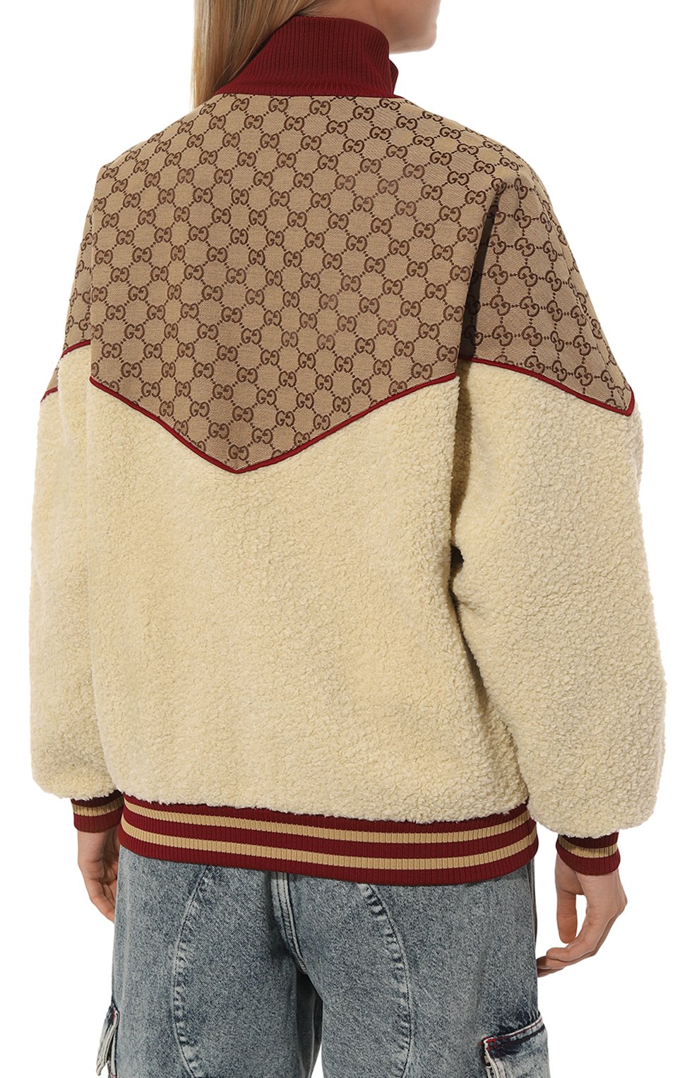 Толстовка the north face x gucci GUCCI разноцветного цвета по цене 172800 руб., арт. 672394 XJDS0, фото 4 Толстовка the north face x gucci GUCCI, арт. 672394 XJDS0, фото 4