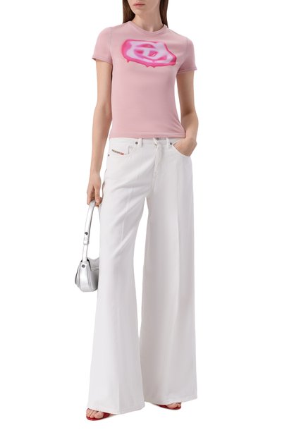 Женская хлопковая футболка DIESEL, арт. A20497/0QHHA