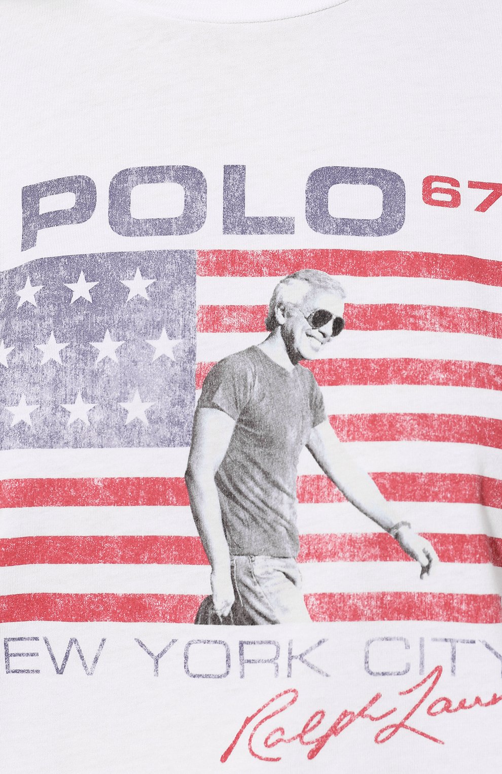Хлопковая футболка POLO RALPH LAUREN, арт. 211752369, фото 5
