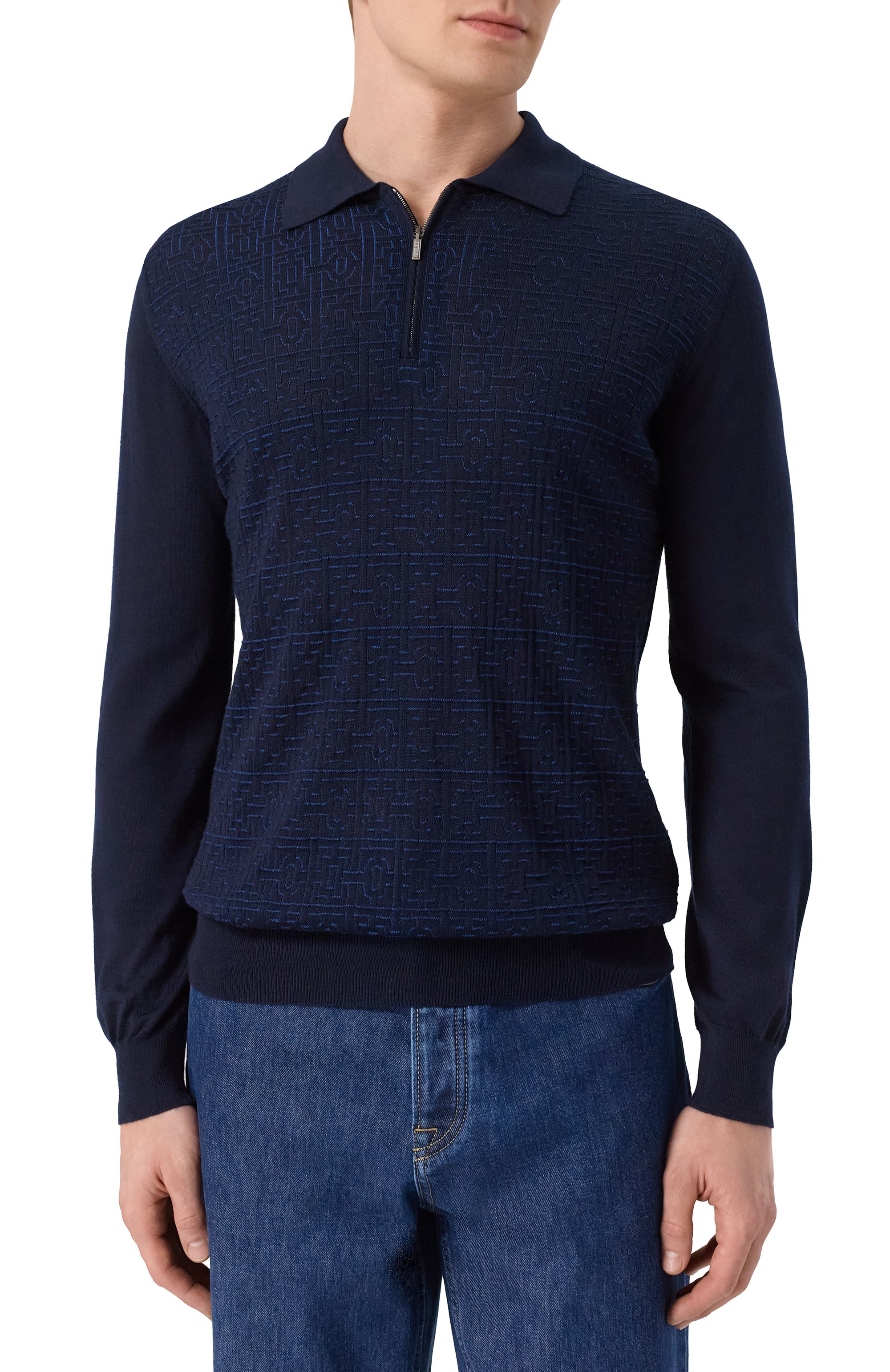 Поло из кашемира и шелка ZILLI, арт. KZP001M0330VMSH00, фото 3