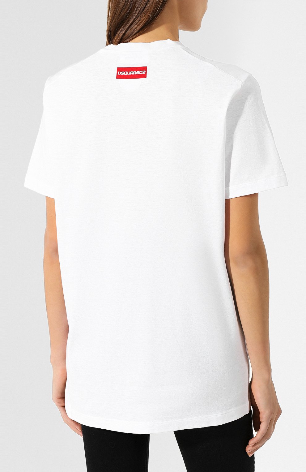 Хлопковая футболка DSQUARED2, арт. S73GC0261/S22507, фото 4