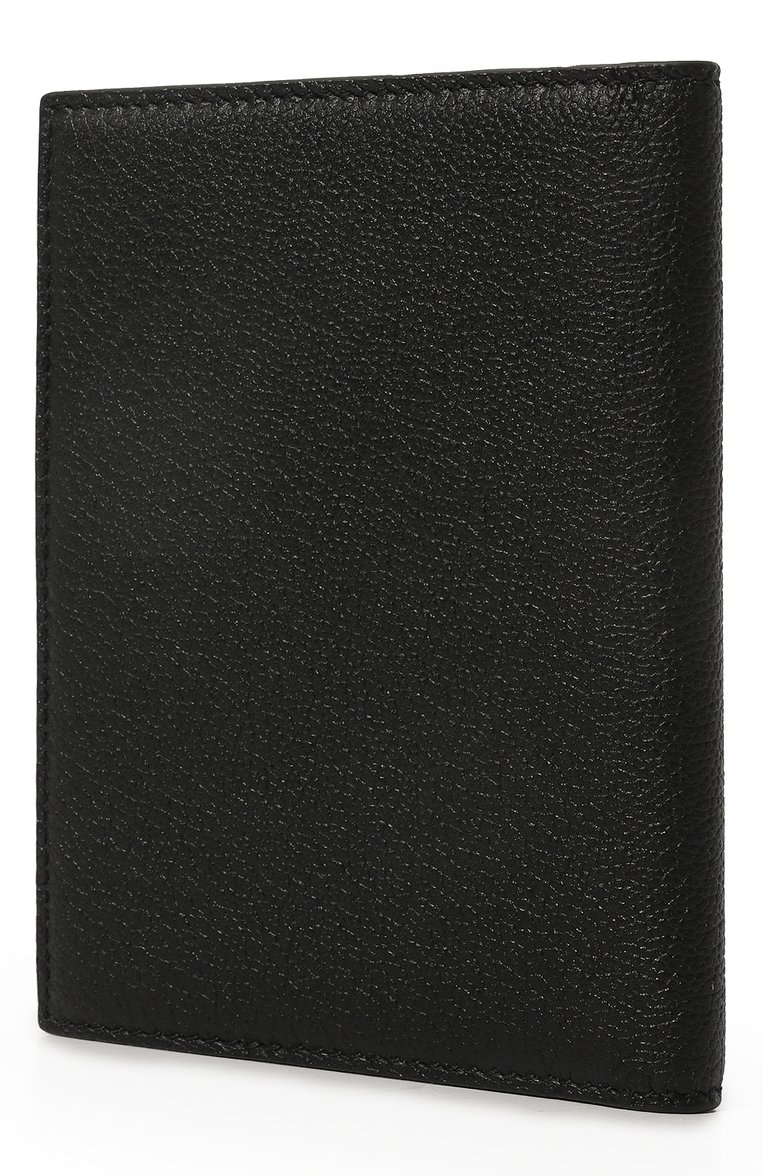 Мужской кожаная обложка для паспорта GIORGIO ARMANI черного цвета, арт. Y2R713/YR56J | Фото 2 (Нос: Не проставлено; Материал: Натуральная кожа; Кросс-КТ: обложки и футляры)