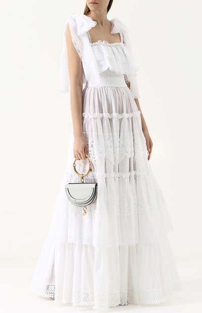 Многоярусное кружевное платье-макси DOLCE & GABBANA, арт. F68N9T/FU5E3, фото 2