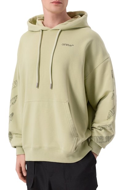 Хлопковое худи OFF-WHITE, арт. 0MBB085F25FLE00R, фото 3