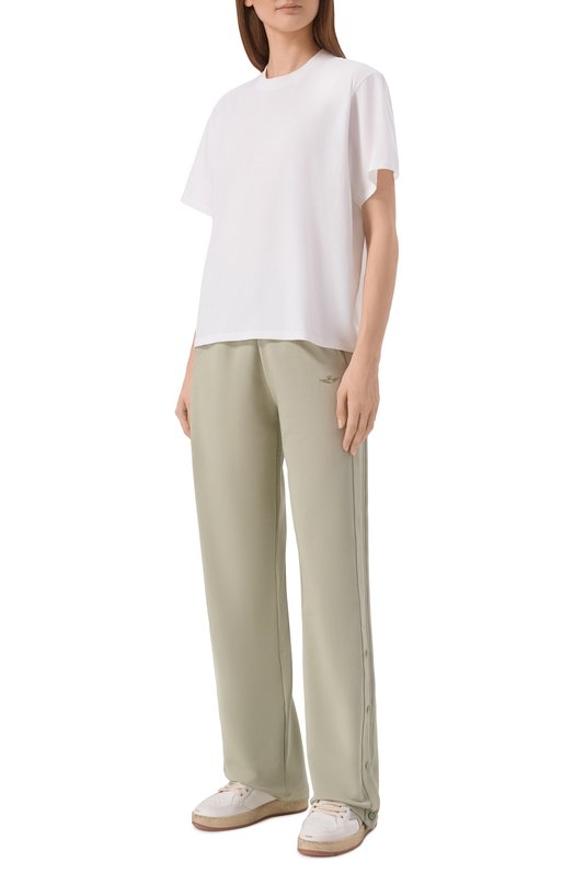 Хлопковые брюки Aeronautica Militare PF1013DF00671 Зелёный  PF1013DF00671 Фото 2