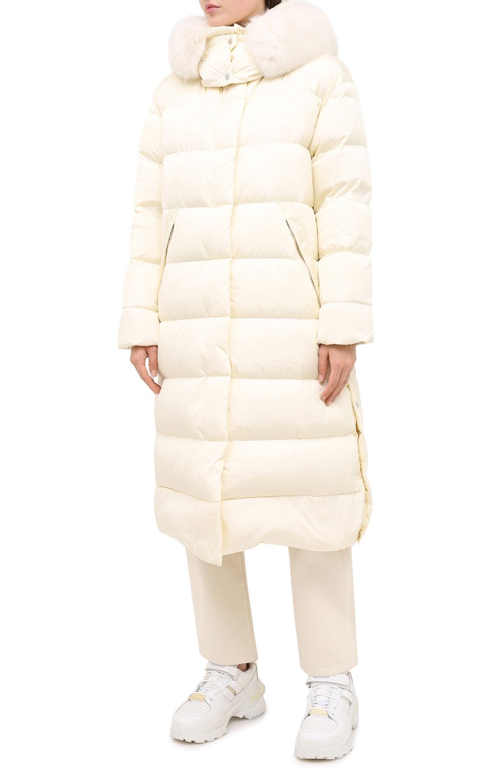 Пуховик ADD белого цвета по цене 94400 руб., арт. 2AW011, фото 3 Пуховик ADD, арт. 2AW011, фото 3