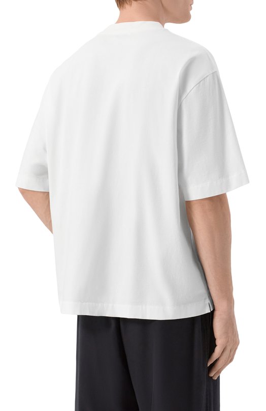 Хлопковая футболка Off-White 0MAA120F25JER00R Белый  0MAA120F25JER00R Фото 4