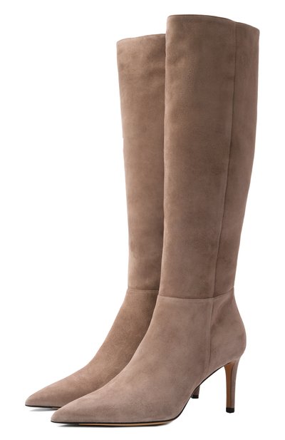 Женские замшевые сапоги KITON, арт. D58833K0525F