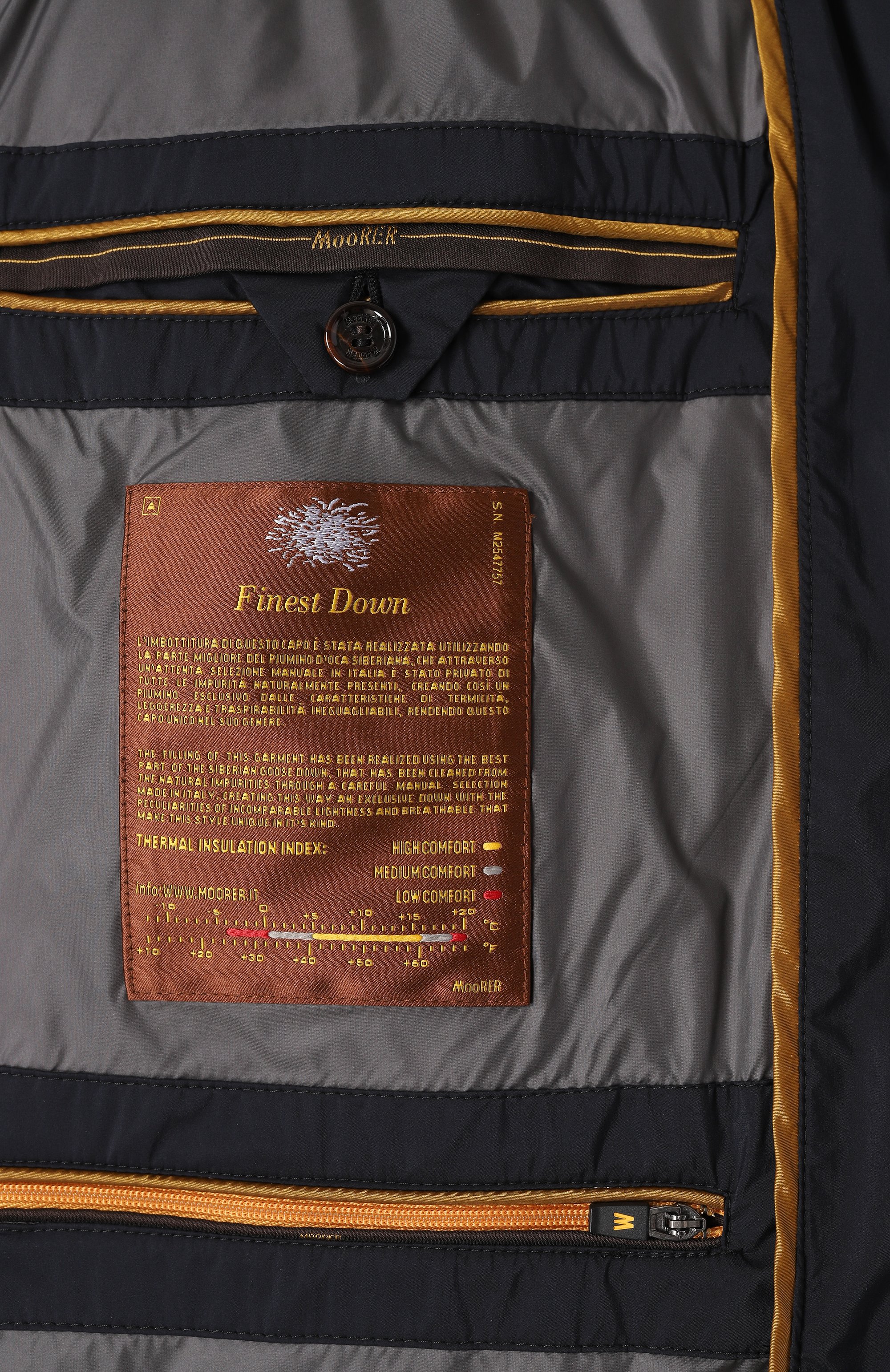 Пуховая куртка aloisio-s3 MOORER темно-синего цвета по цене 161000 руб., арт. AL0ISI0-S3, фото 7 Пуховая куртка aloisio-s3 MOORER, арт. AL0ISI0-S3, фото 7