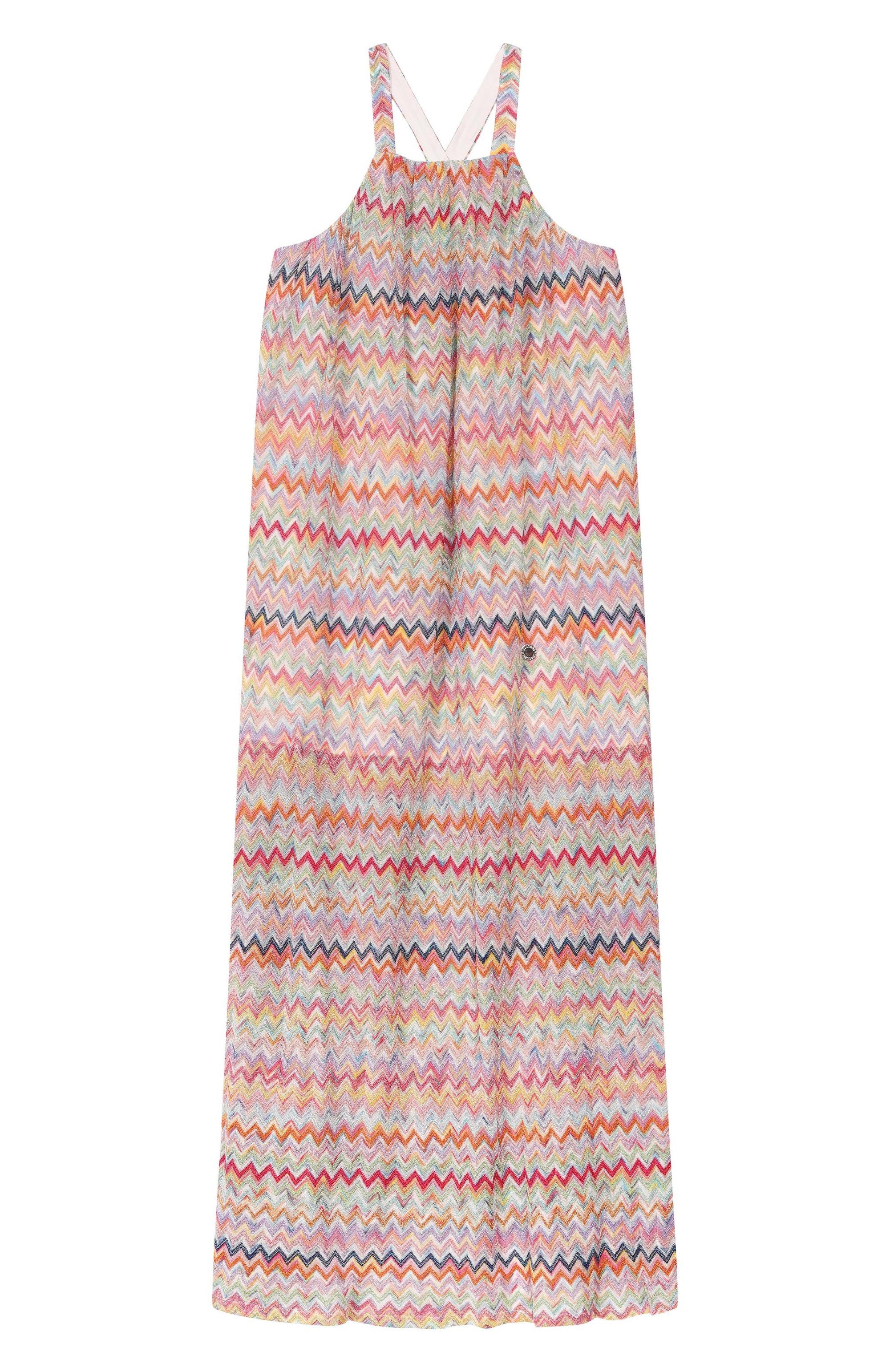 Сарафан из вискозы MISSONI разноцветного цвета по цене 54600 руб., арт. MY1B02/Q0107_001, фото 1 Сарафан из вискозы MISSONI, арт. MY1B02/Q0107_001, фото 1