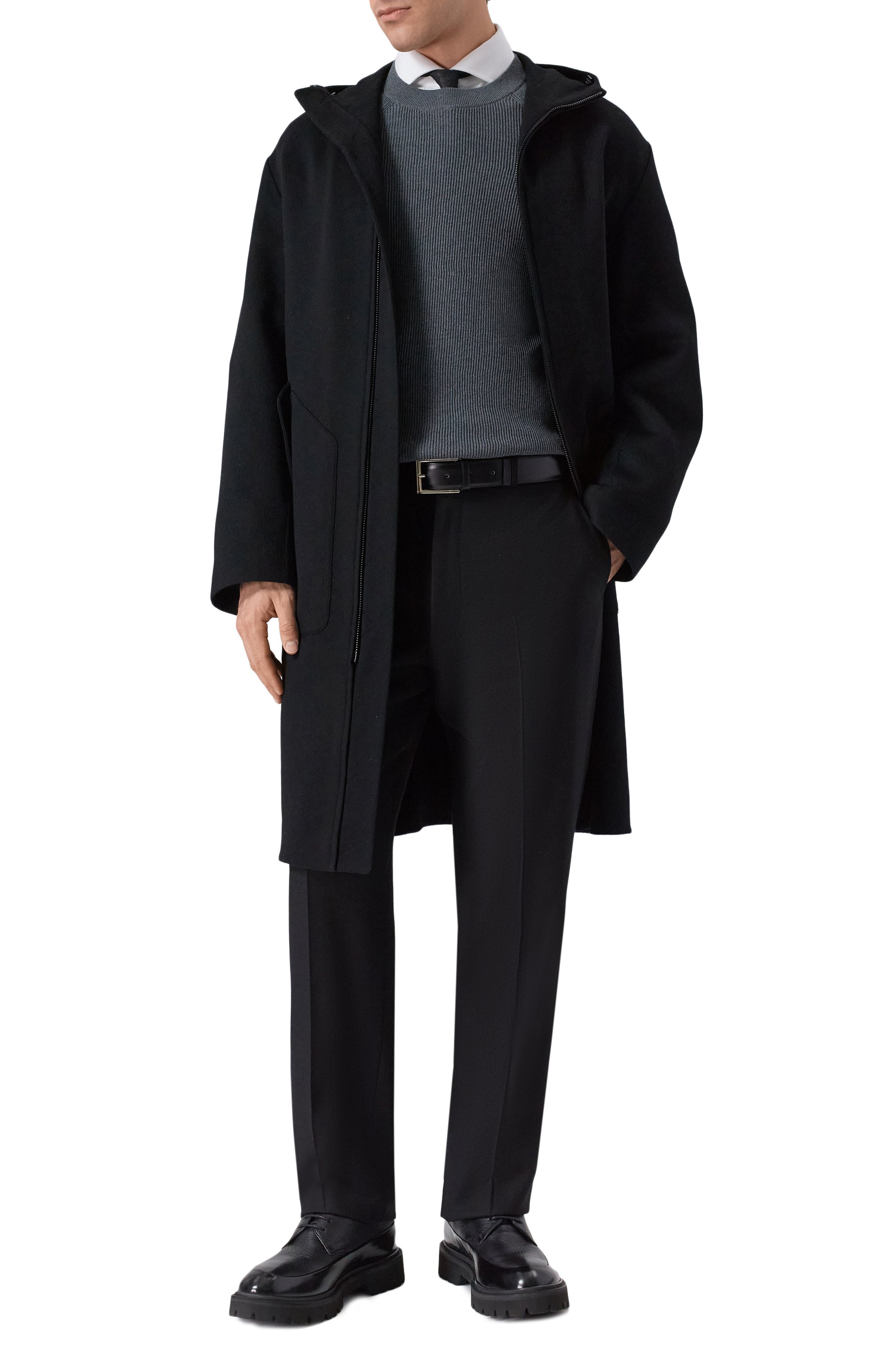 Кожаные дерби KITON, арт. USSA194N0112507_USSA394N0131802, фото 3