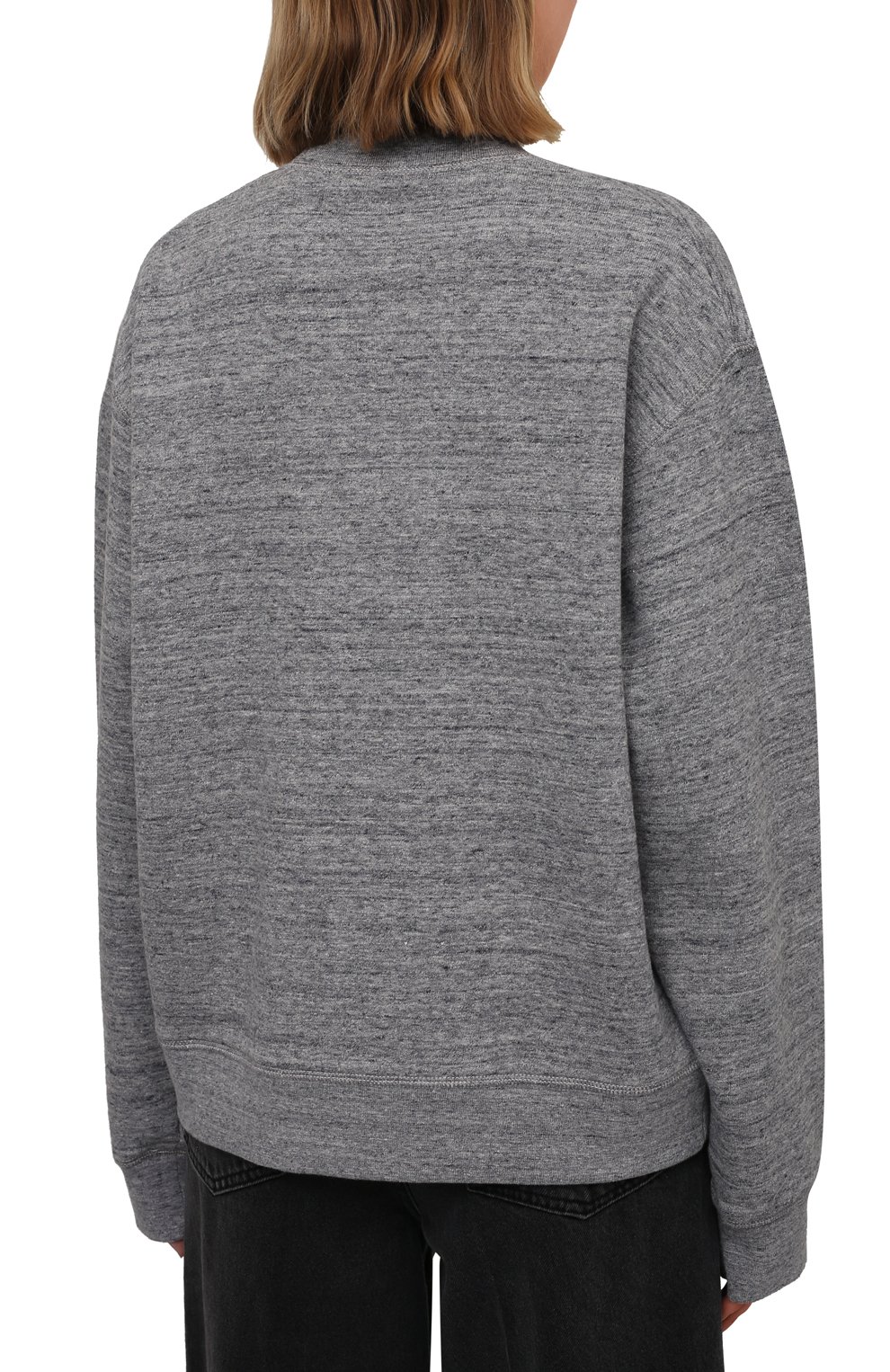 Хлопковый свитшот DSQUARED2 серого цвета по цене 57000 руб., арт. S75GU0421/S25463, фото 4 Хлопковый свитшот DSQUARED2, арт. S75GU0421/S25463, фото 4