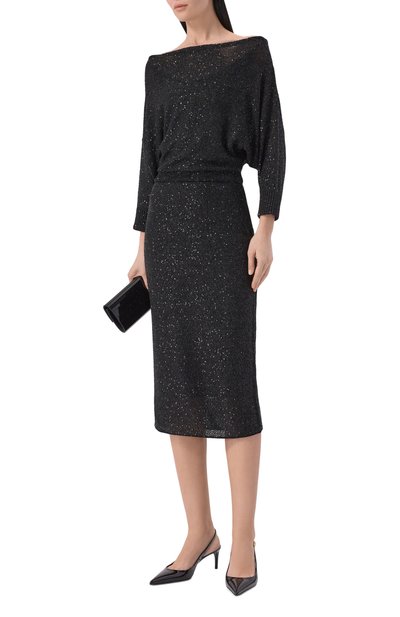 Платье с отделкой пайетками MAX MARA STUDIO, арт. MSEGETT0, фото 2